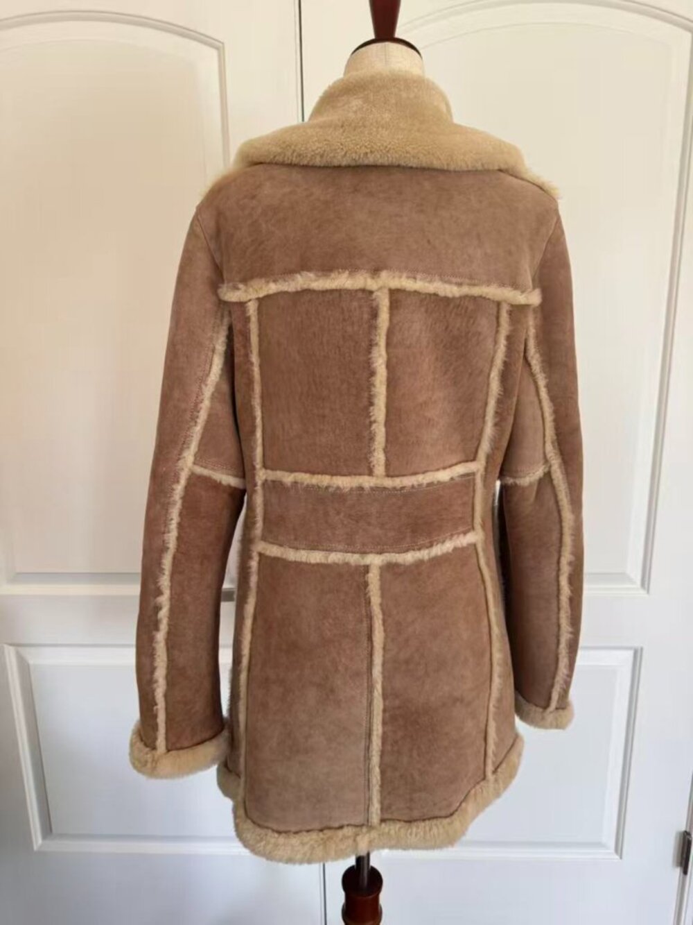 NWT 100% Authentic Coach Shearling Lamb Coat, Sz S - Picture 4 of 13